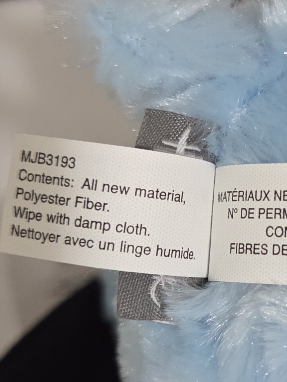 Hallmark Peanuts Snoopy Curly Plush Light Blue Black 6 Inch NWT 2022 - Picture 8 of 11